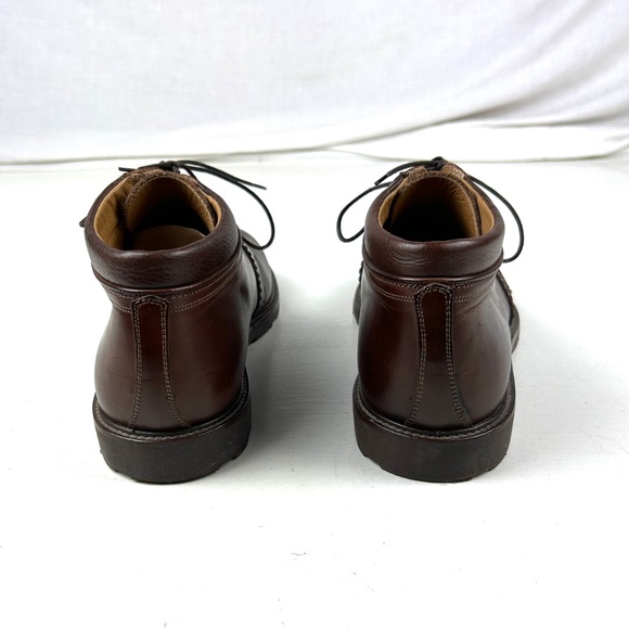 Cable And Co. Brown Leather Ankle Boots mens size 9.5 D - Picture 5 of 6